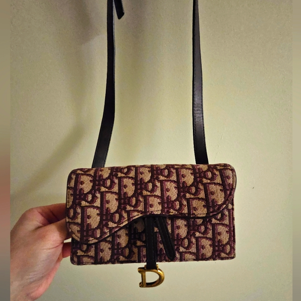 Dior Burgundy and Black Women's Bag